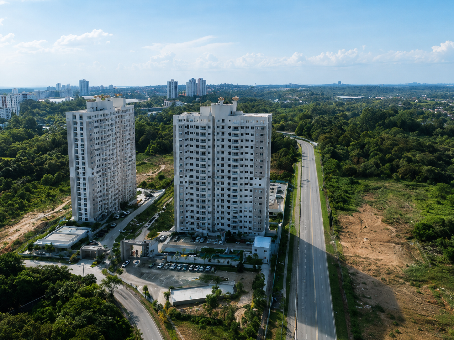 Torres residenciais do empreendimento Altos do Aleixo